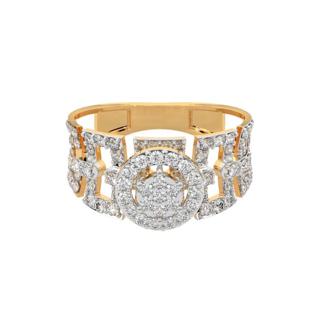 Howard Round Diamond Engagement Ring